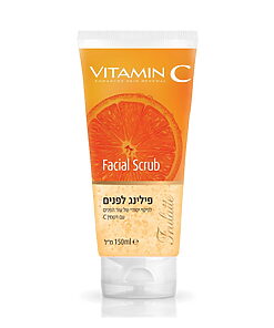 פילינג לפנים לניקוי יסודי מכיל ויטמין C (דגם 6101) 150 מ"ל Frulatte